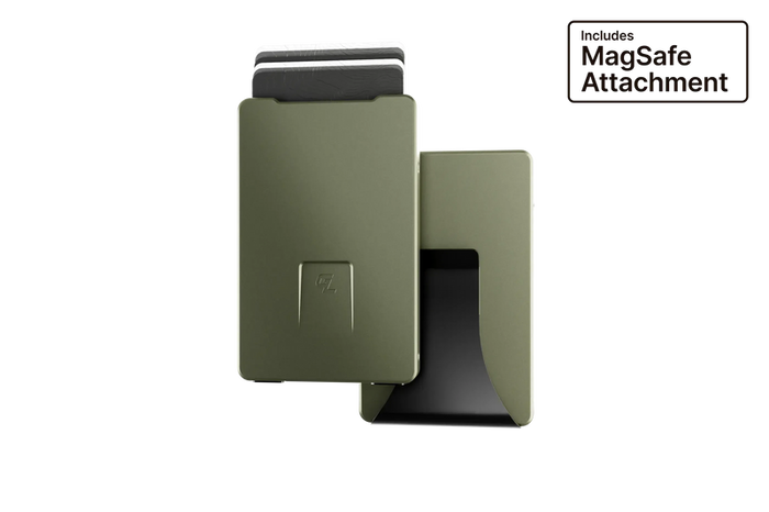 Groove Wallet® with MagSafe Plate - Base Camp Green