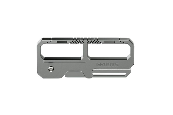 Groove® Carabiner Knife - Silver